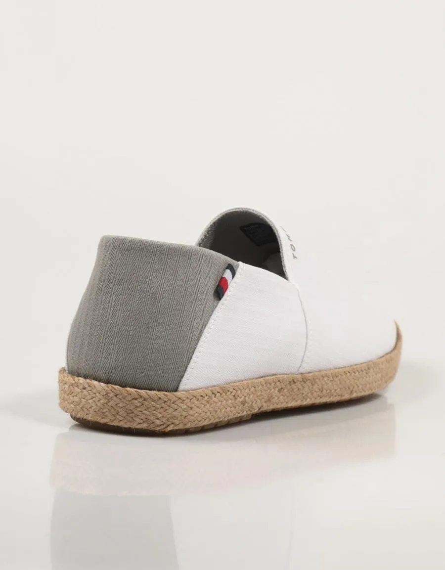  espadrilles TOMMY HILFIGER Hilfiger Espadrille Core Textile en Blanc 84207