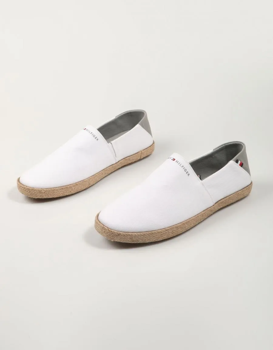  espadrilles TOMMY HILFIGER Hilfiger Espadrille Core Textile en Blanc 84207