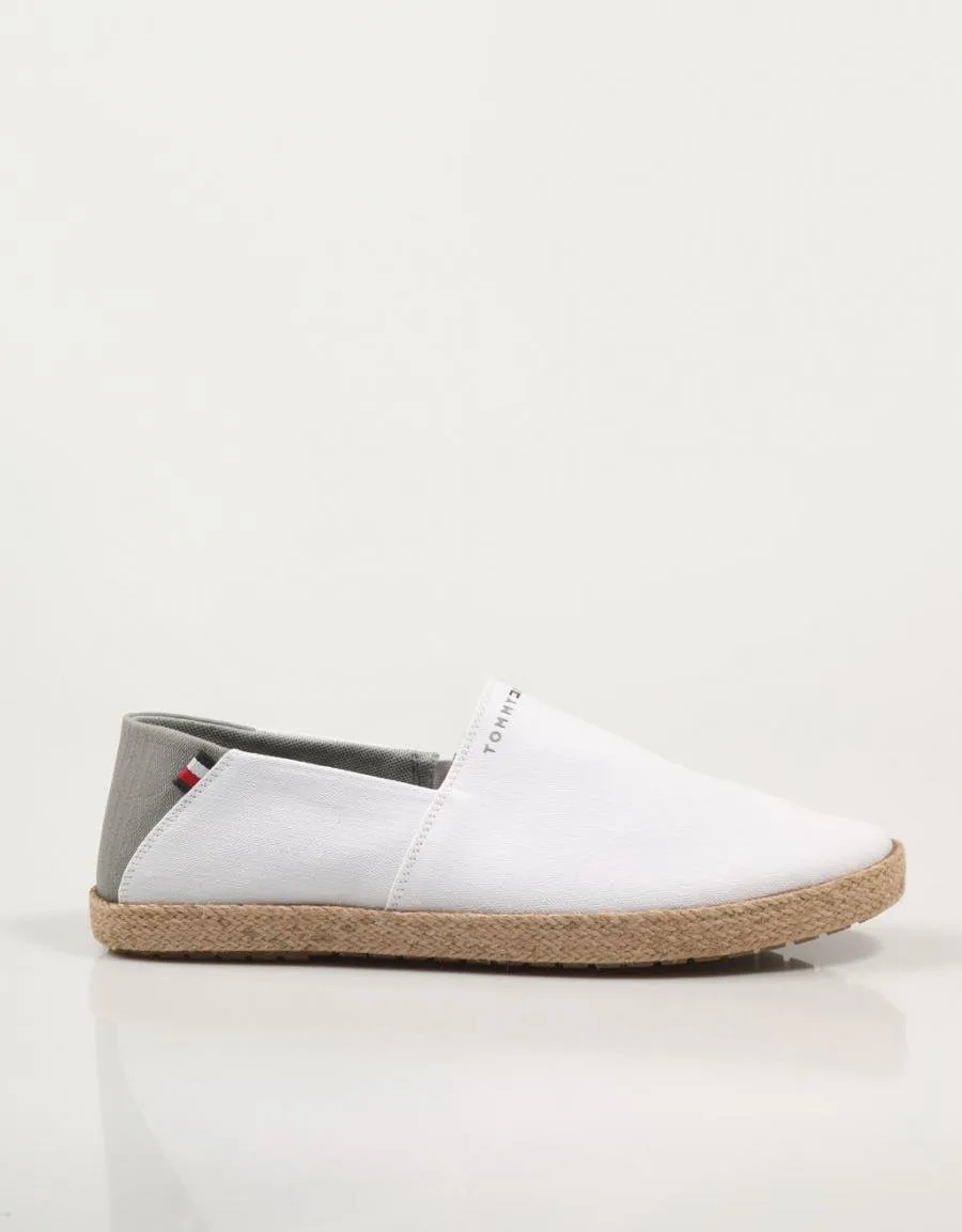  espadrilles TOMMY HILFIGER Hilfiger Espadrille Core Textile en Blanc 84207