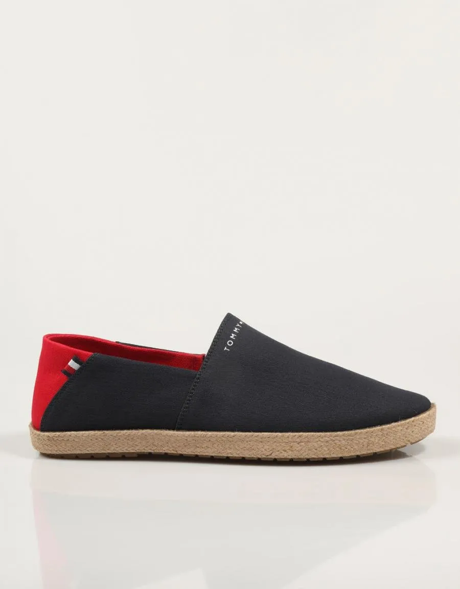  espadrilles TOMMY HILFIGER Hilfiger Espadrille Core Textile en Navy Blue 84206