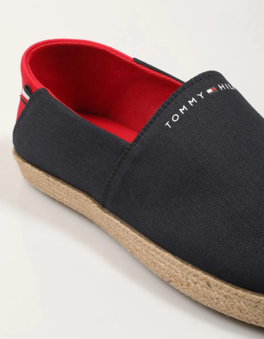  espadrilles TOMMY HILFIGER Hilfiger Espadrille Core Textile en Navy Blue 84206
