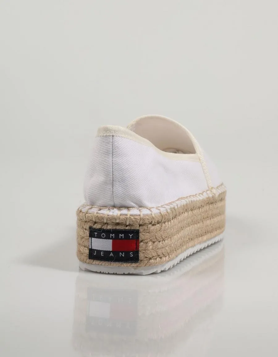  espadrilles TOMMY HILFIGER Tommy en Blanc 81433