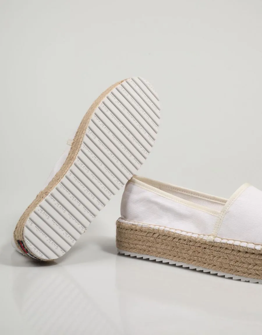  espadrilles TOMMY HILFIGER Tommy en Blanc 81433