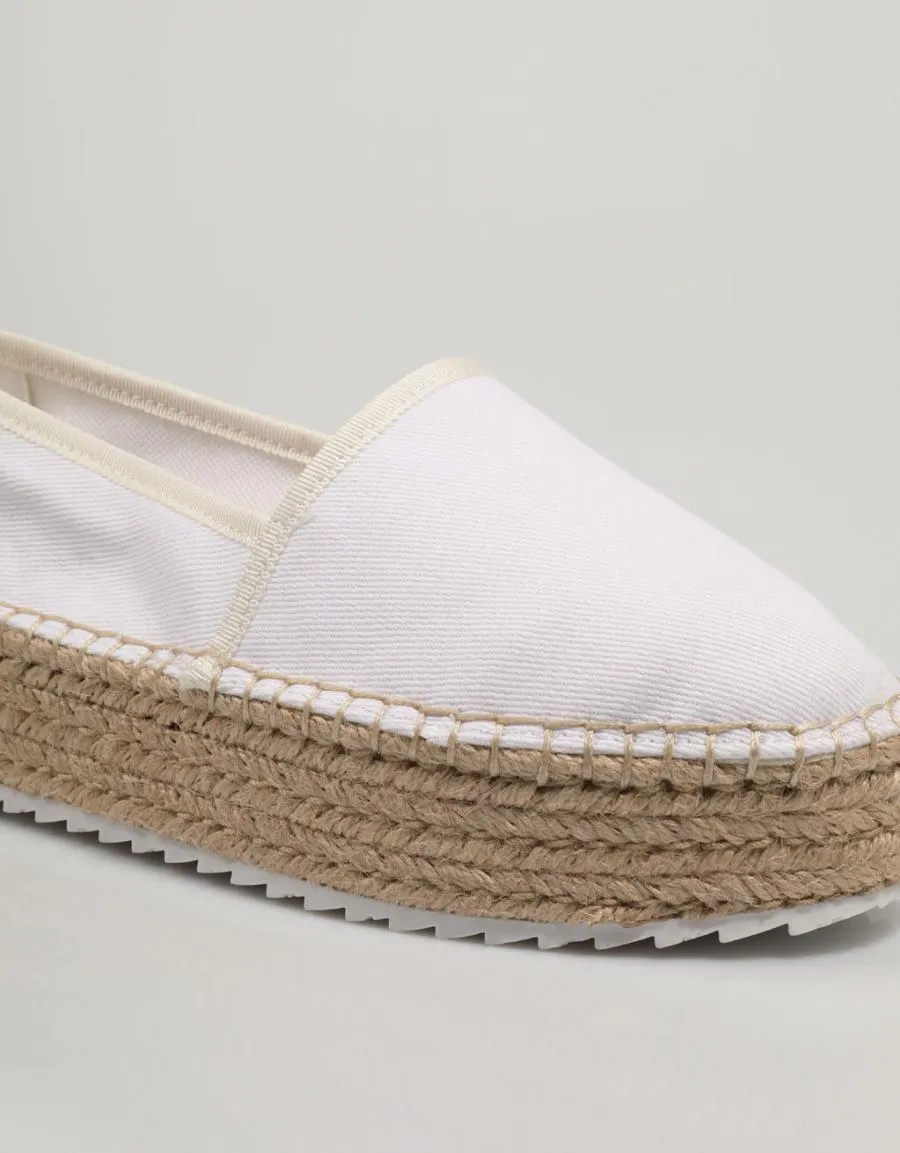  espadrilles TOMMY HILFIGER Tommy en Blanc 81433
