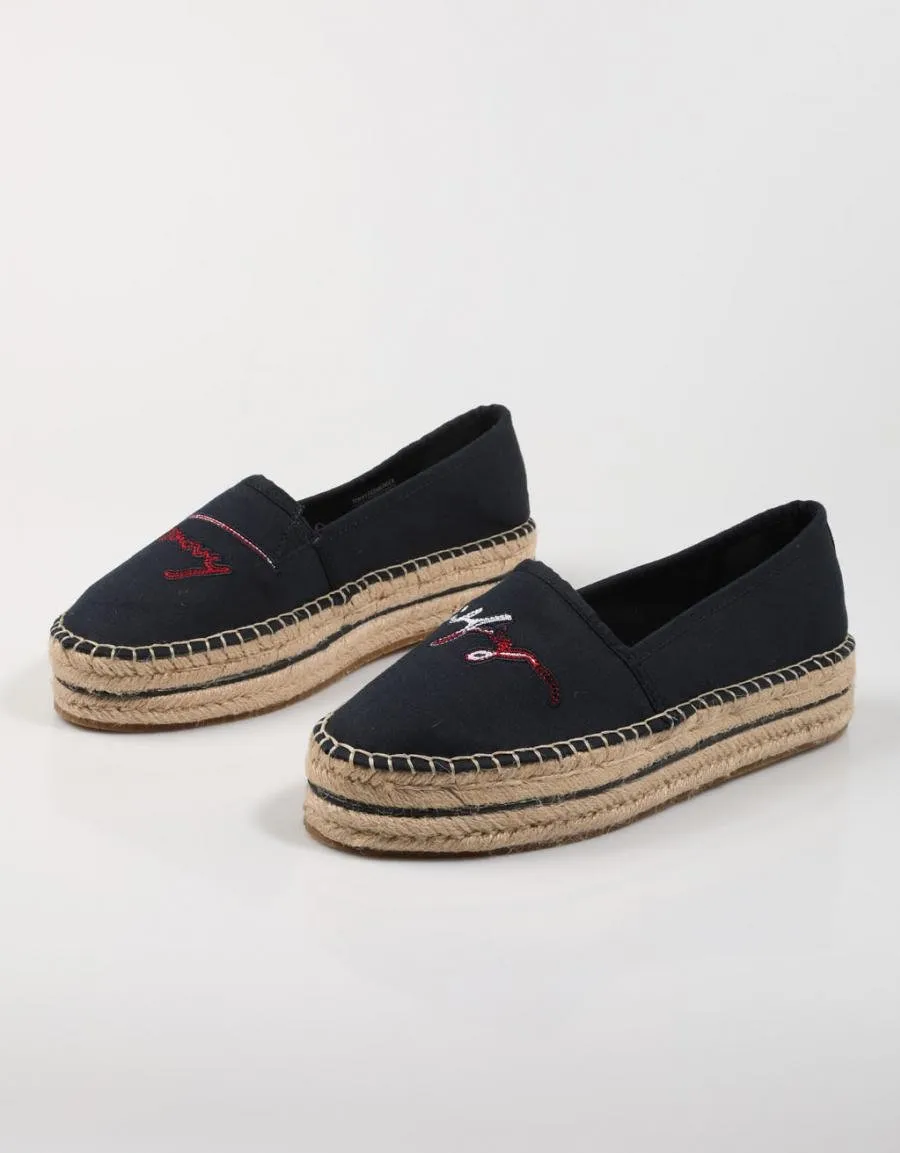  espadrilles TOMMY HILFIGER Tommy en Navy Blue 78607