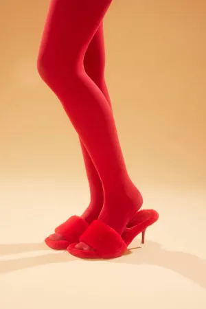 Faux Fur Stiletto Heels