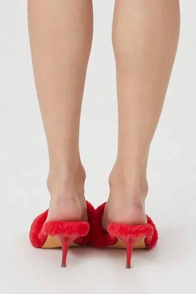 Faux Fur Stiletto Heels