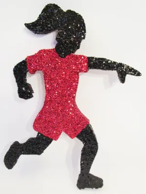 Female Soccer Player Cutout