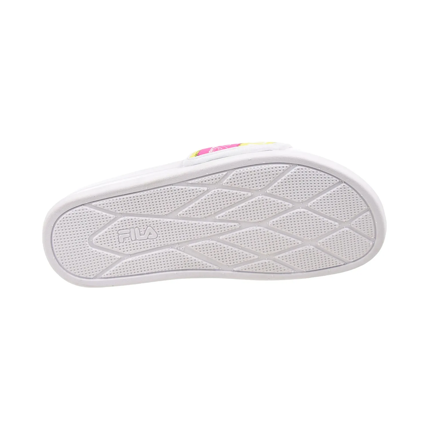 Fila Drifter Lux Patchwork Women's Slide Sandals White-Multi
