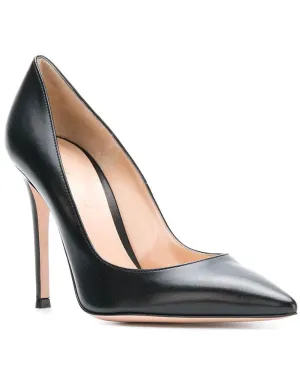 Gianvito 105 Leather Pump in Black