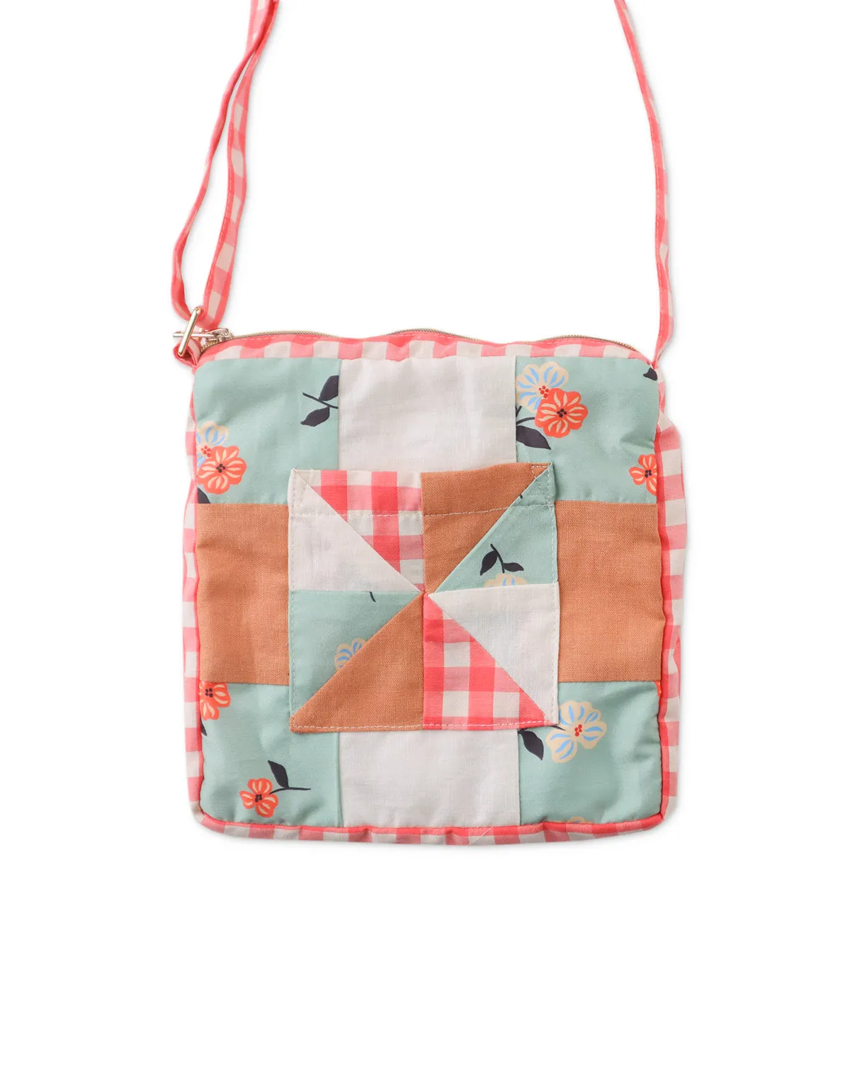 GIRLS ELIZA PATCHWORK CROSS-BODY BAG