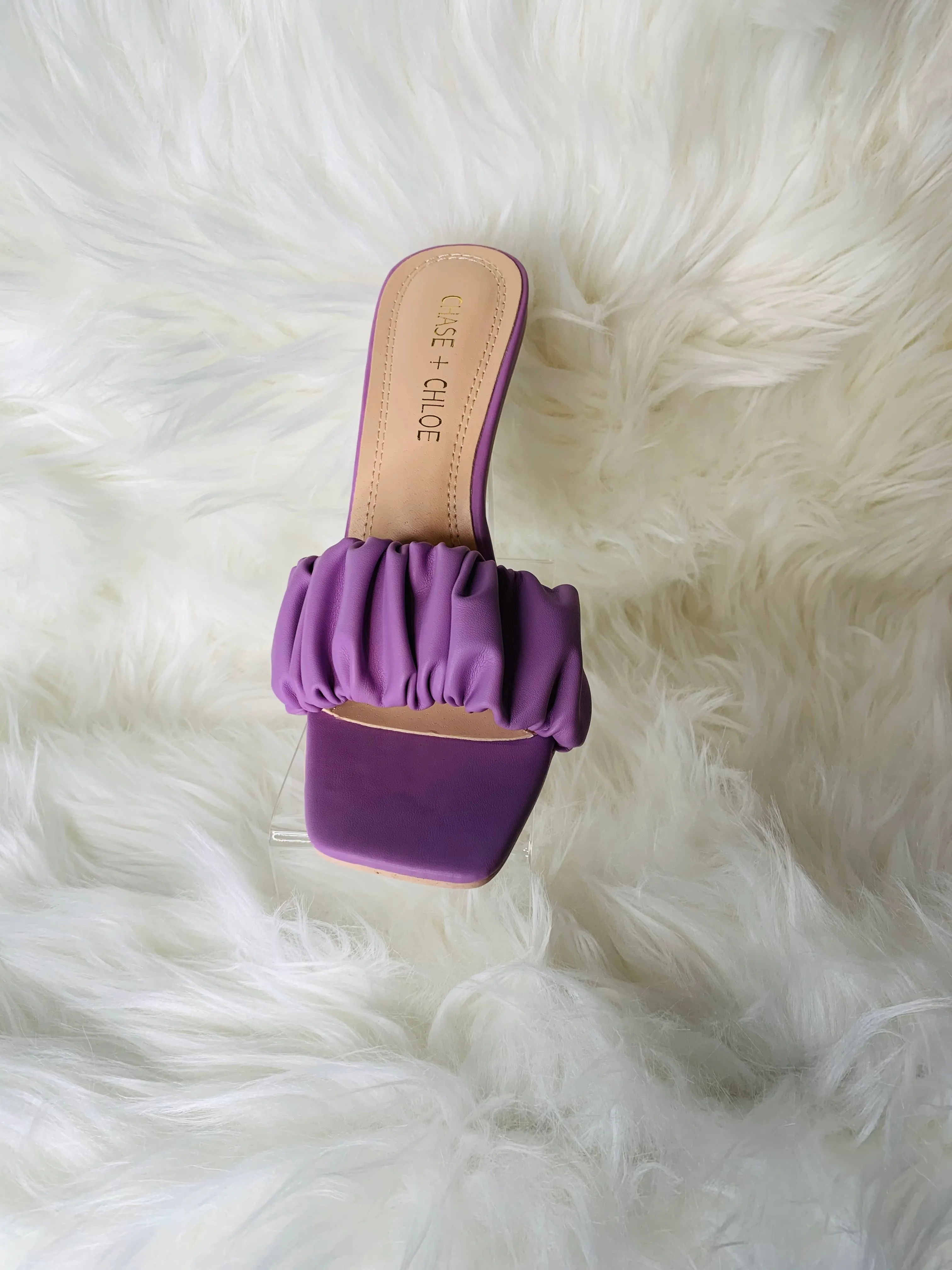 Glassy Wedge Heels