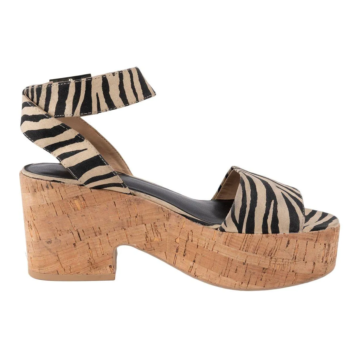 H&M Platform Shoes Fabric Multicolour Colour For Women