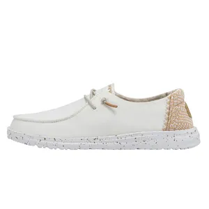 'Hey Dude' Women's Wendy Chambray Woven - White Sand