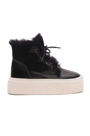 High Sole Women's Sneaker 191351 Black