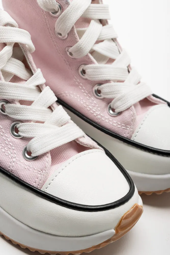High Top Sneaker Pink