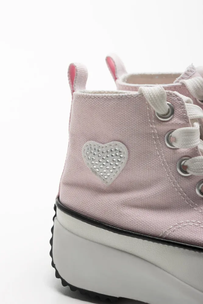 High Top Sneaker Pink