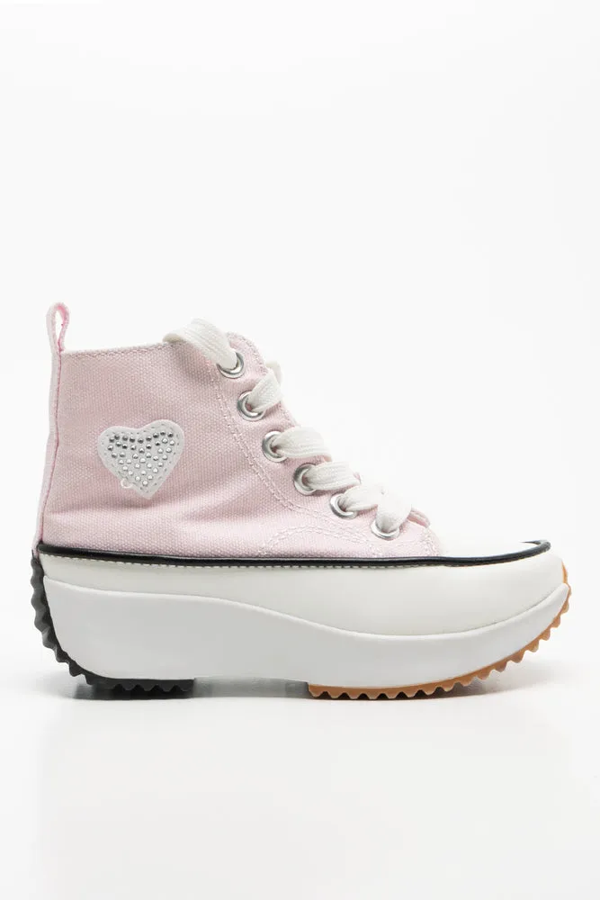 High Top Sneaker Pink