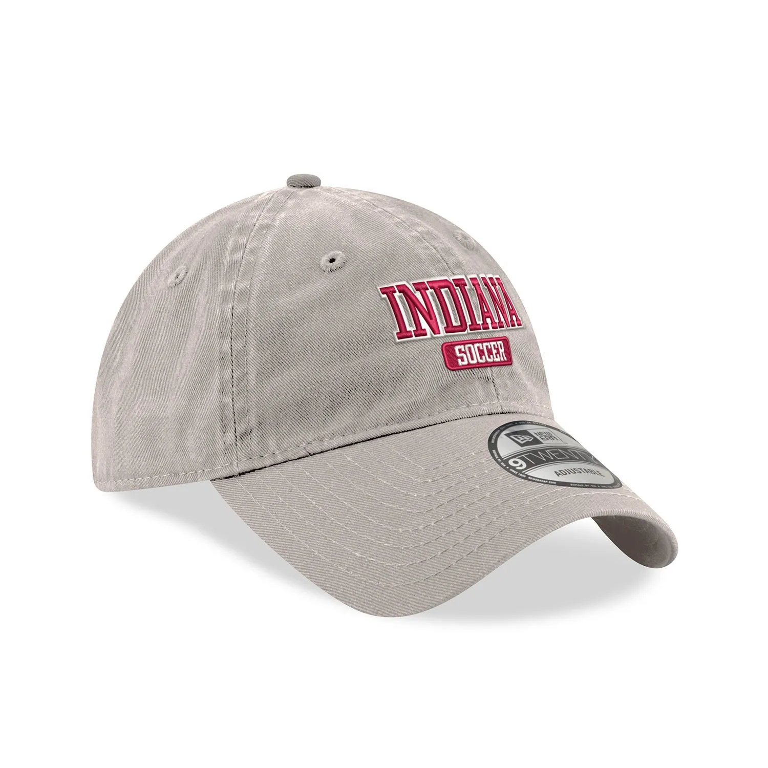 Indiana Hoosiers Soccer Stone Adjustable Hat