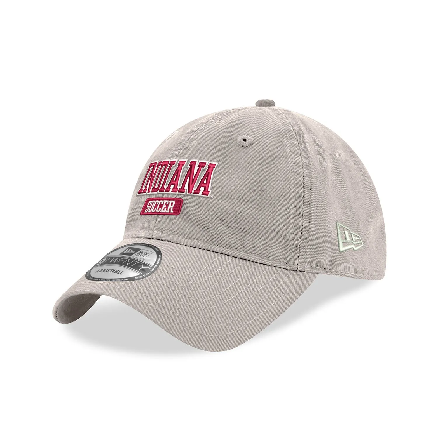 Indiana Hoosiers Soccer Stone Adjustable Hat