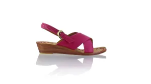 Ines Strap 35mm Wedge - Fuschia