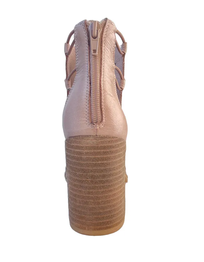 Jayciy Heels Cafe Leather