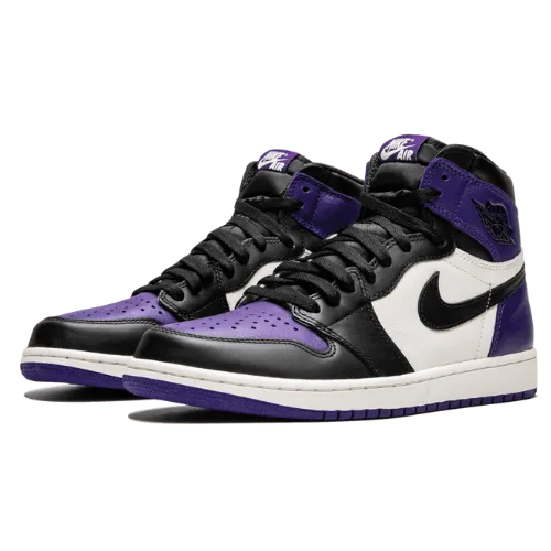 JORDAN 1 RETRO HIGH OG COURT PURPLE TOP QUALITY