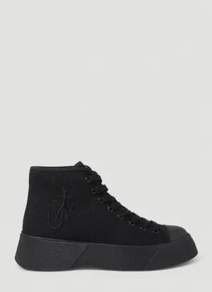 JW Anderson Logo Embroidered High Top Sneakers