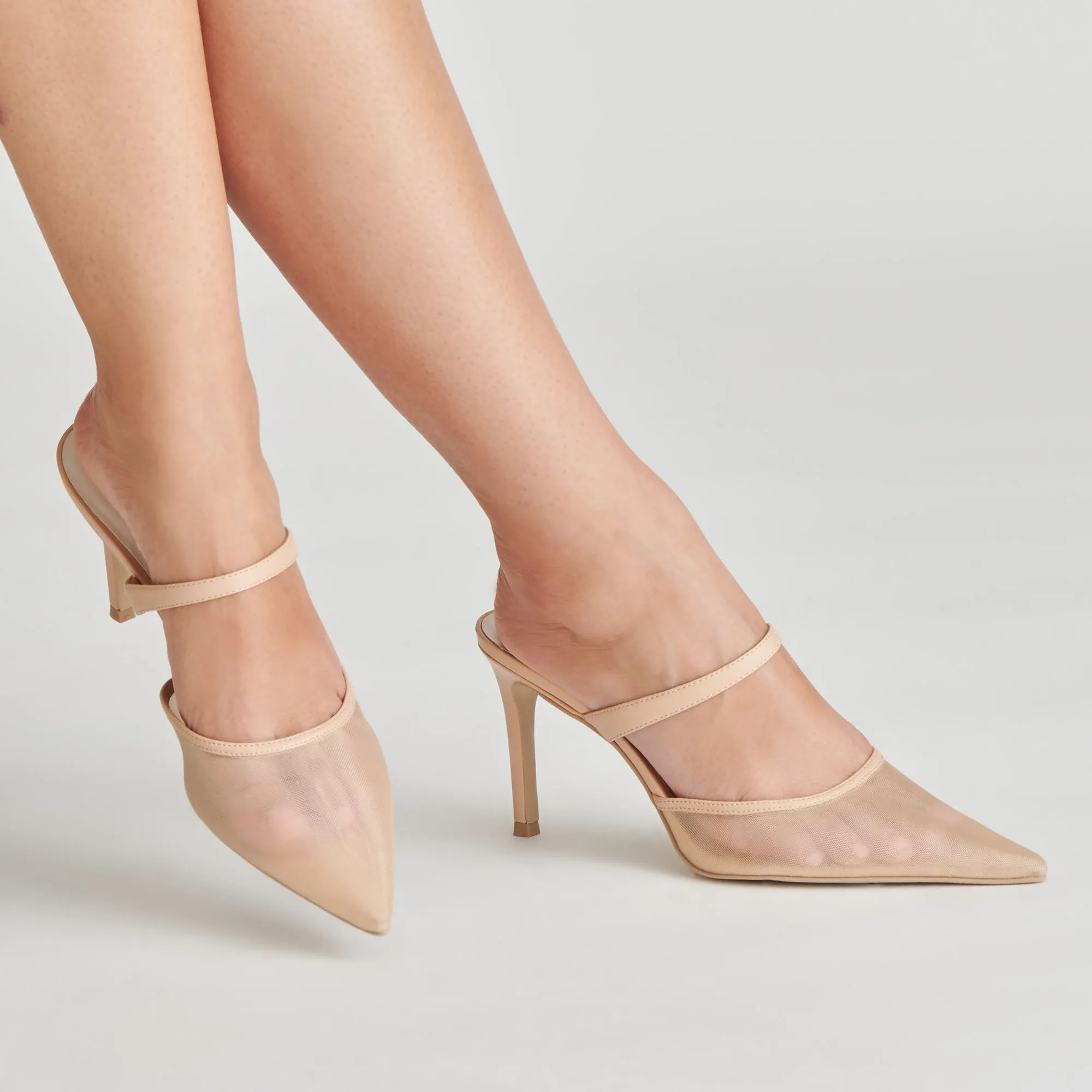 KATIK HEELS BLUSH MESH