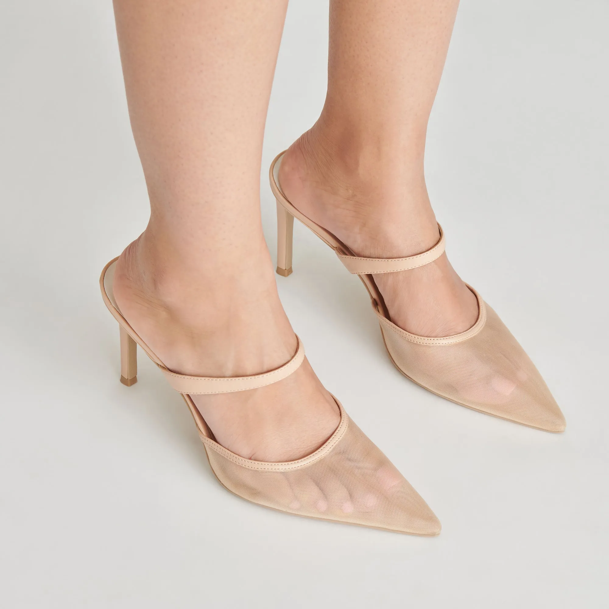 KATIK HEELS BLUSH MESH
