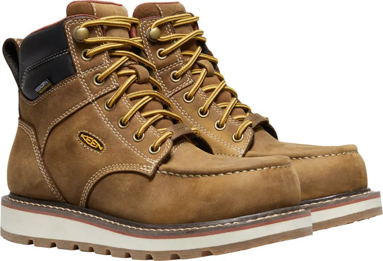 'Keen Utility' Women's 6" Cincinnati EH WP Carbon-Fiber Toe - Belgian / Sandshell