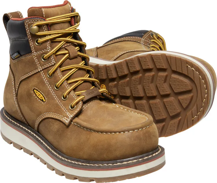 'Keen Utility' Women's 6" Cincinnati EH WP Carbon-Fiber Toe - Belgian / Sandshell