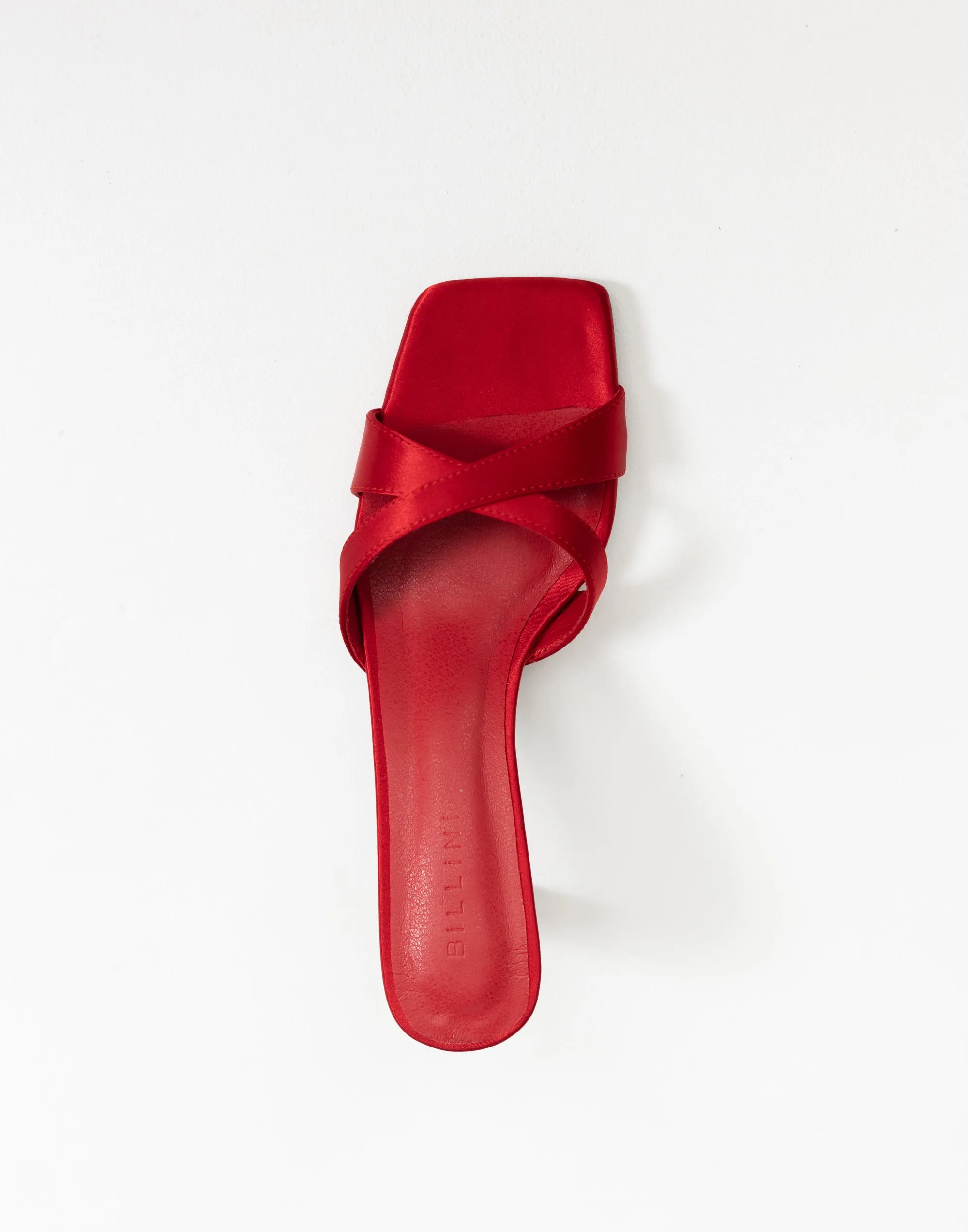 Kelsie Heels (Saffron Satin) - By Billini