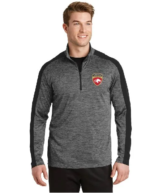 Lakeville Soccer - Sport-Tek® PosiCharge® Electric Heather Colorblock 1/4-Zip Pullover