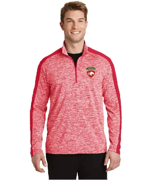Lakeville Soccer - Sport-Tek® PosiCharge® Electric Heather Colorblock 1/4-Zip Pullover