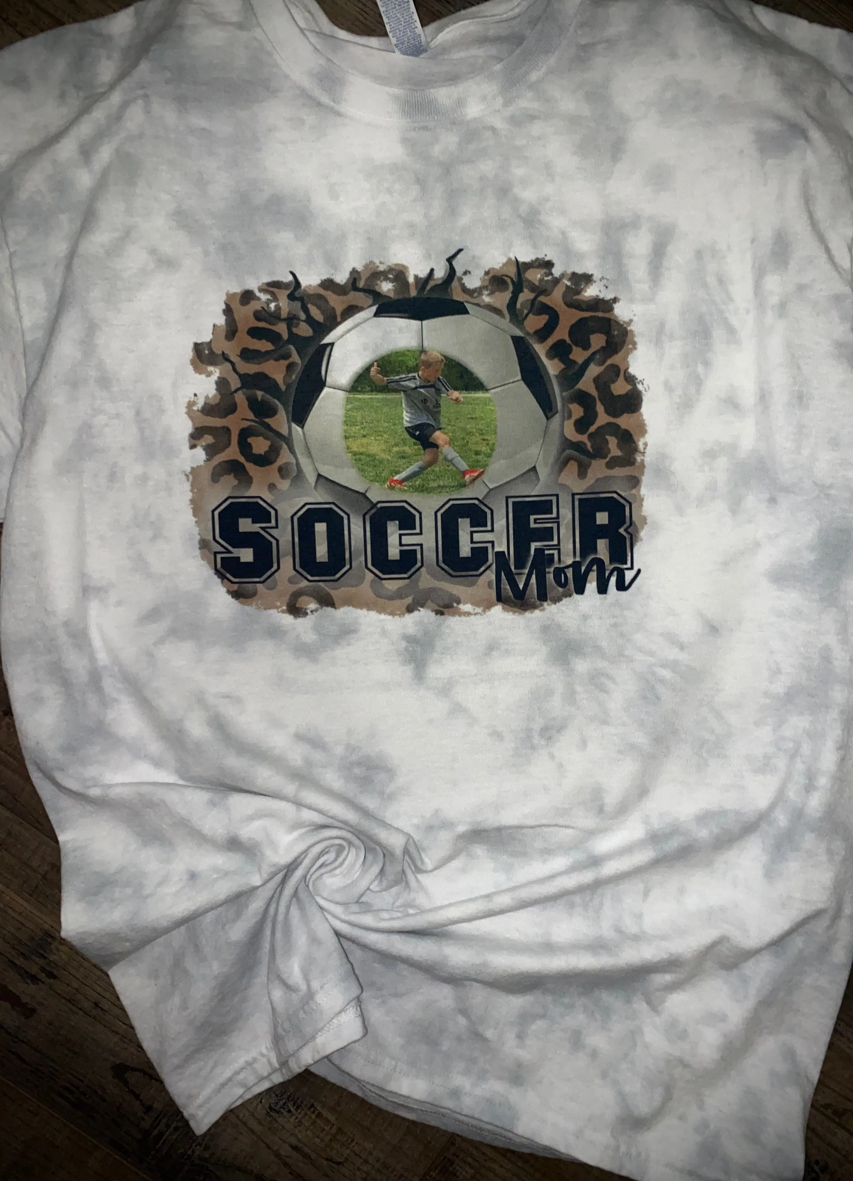 Leopard Soccer Mom (personalized)