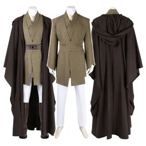 Mace Windu Halloween Costume Star Wars Attack of the Clones Cosplay Outfit ACcosplay