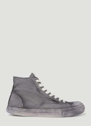 Maison Mihara Yasuhiro Past Sole Overdyed High Top Sneakers