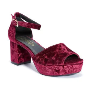 Maroon Sandals