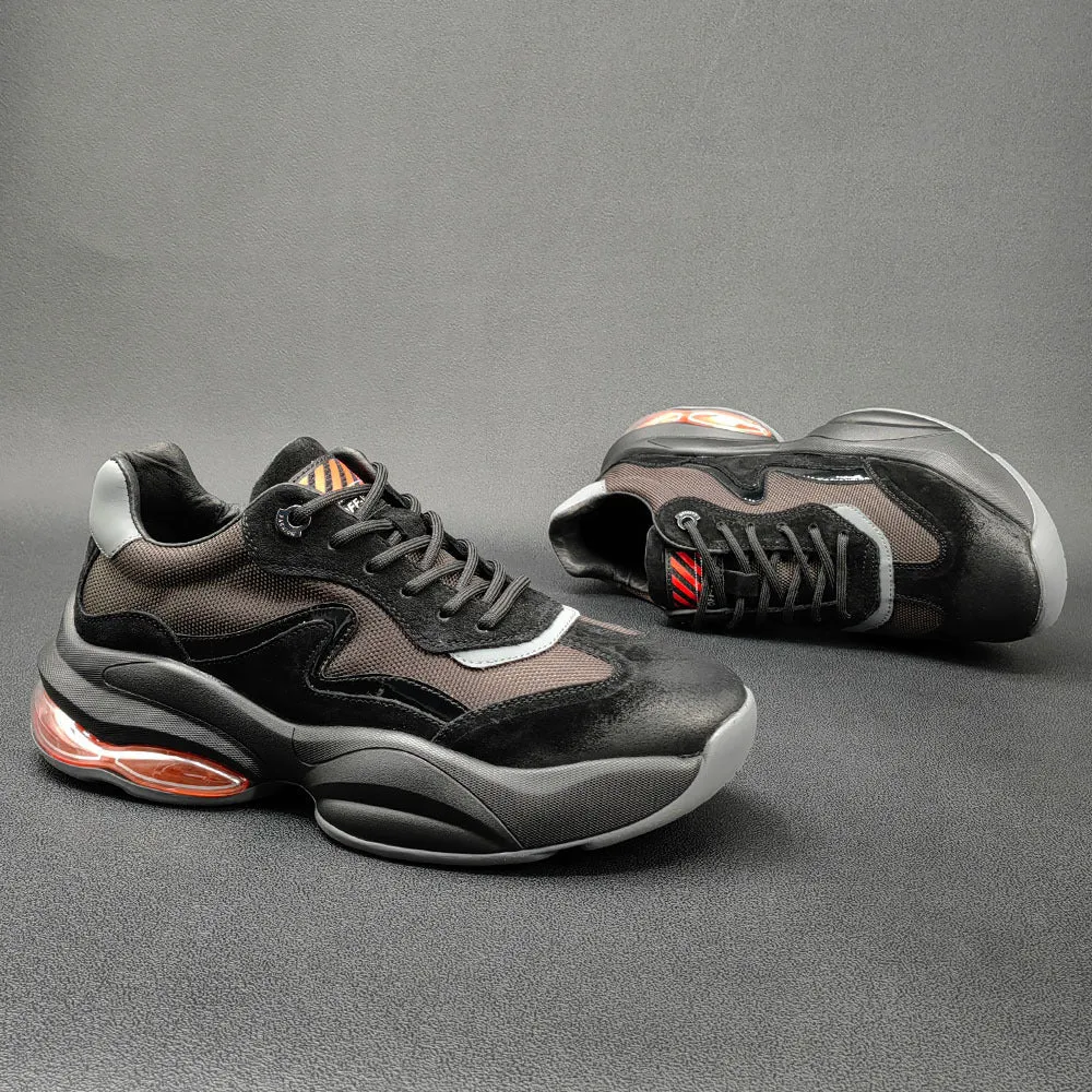Men Breathable Patchwork Casual Retro Sneakers