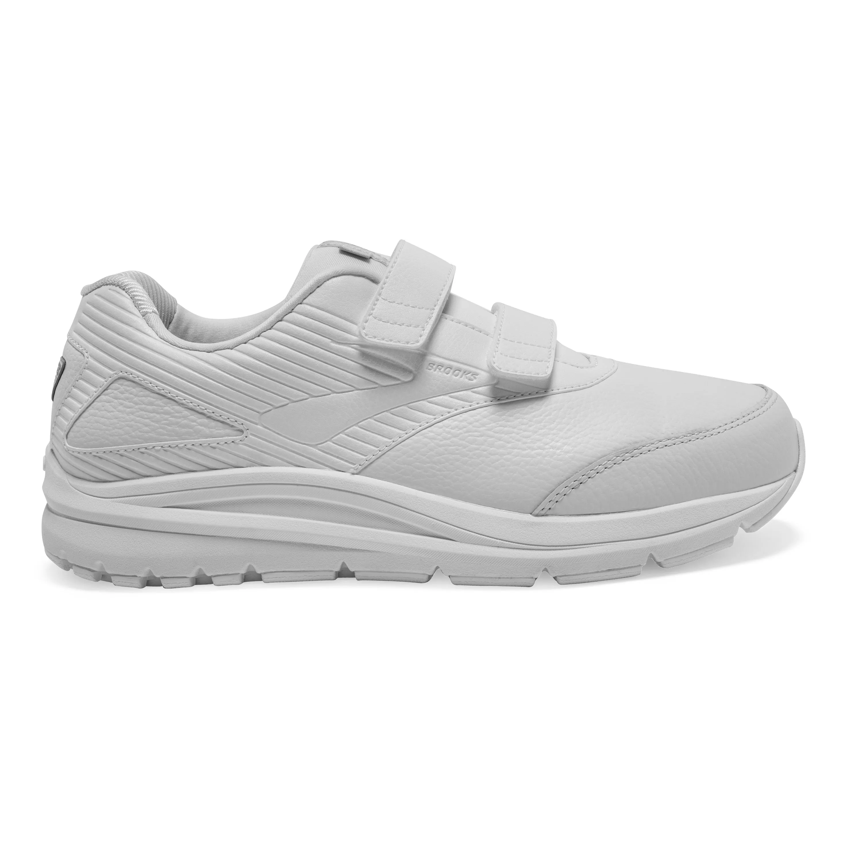 Men's Addiction Walker V-Strap 2 Walking Shoes- White/White- Wide (2E)
