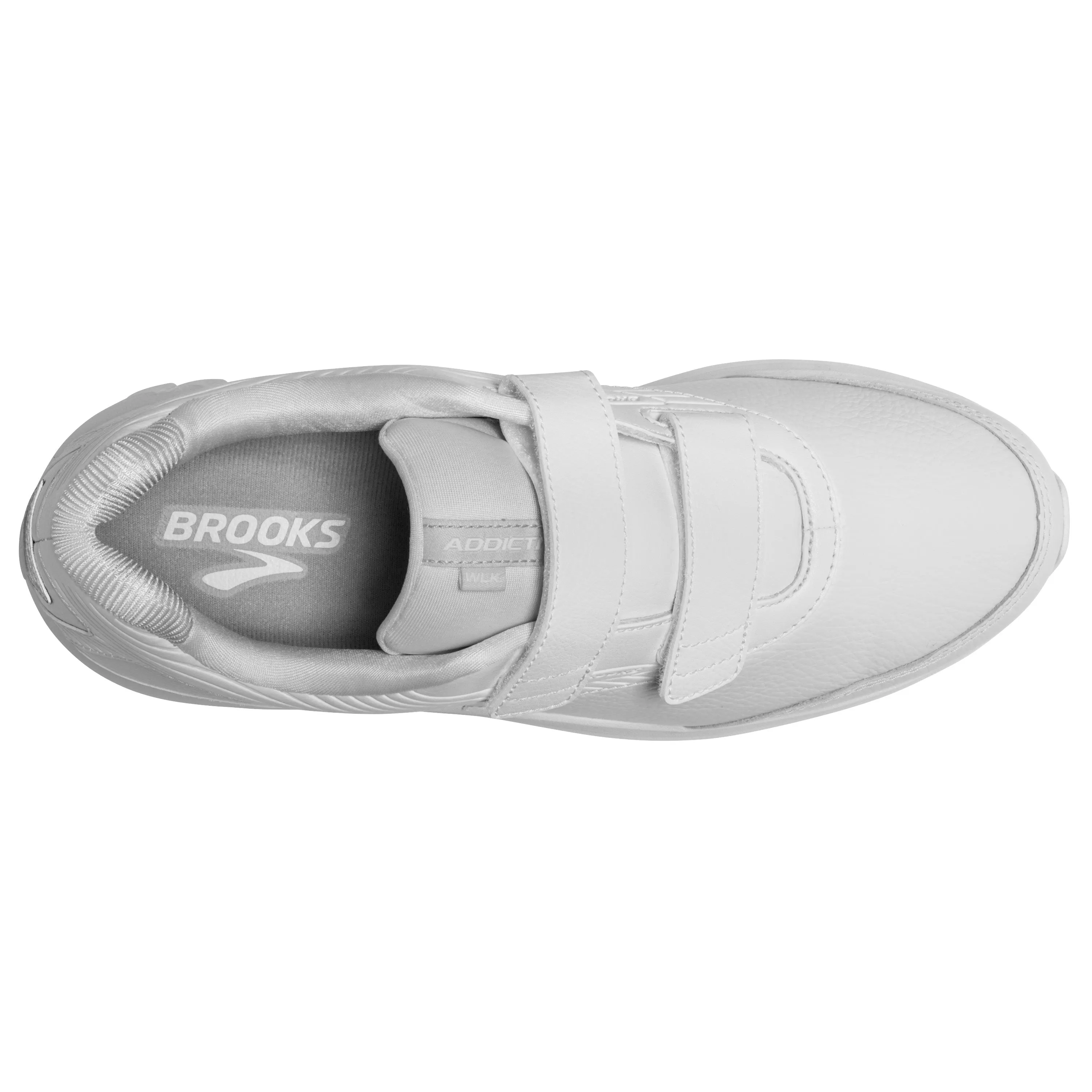 Men's Addiction Walker V-Strap 2 Walking Shoes- White/White- Wide (2E)
