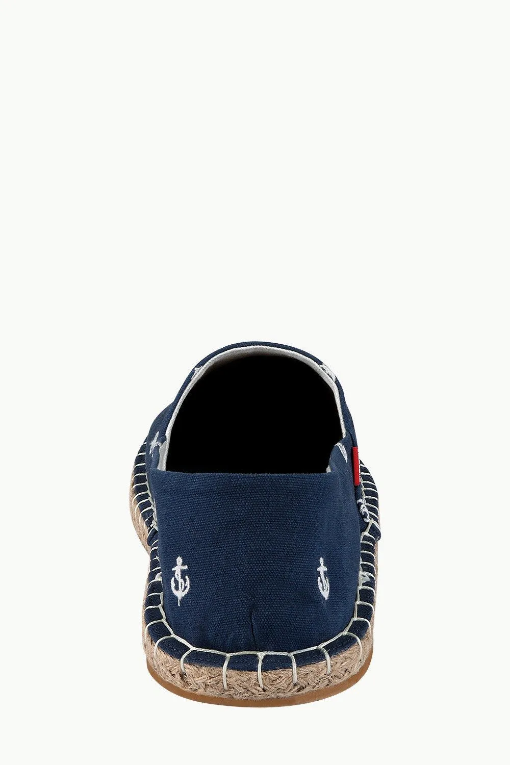 Mens Anchor Embroidered Espadrilles