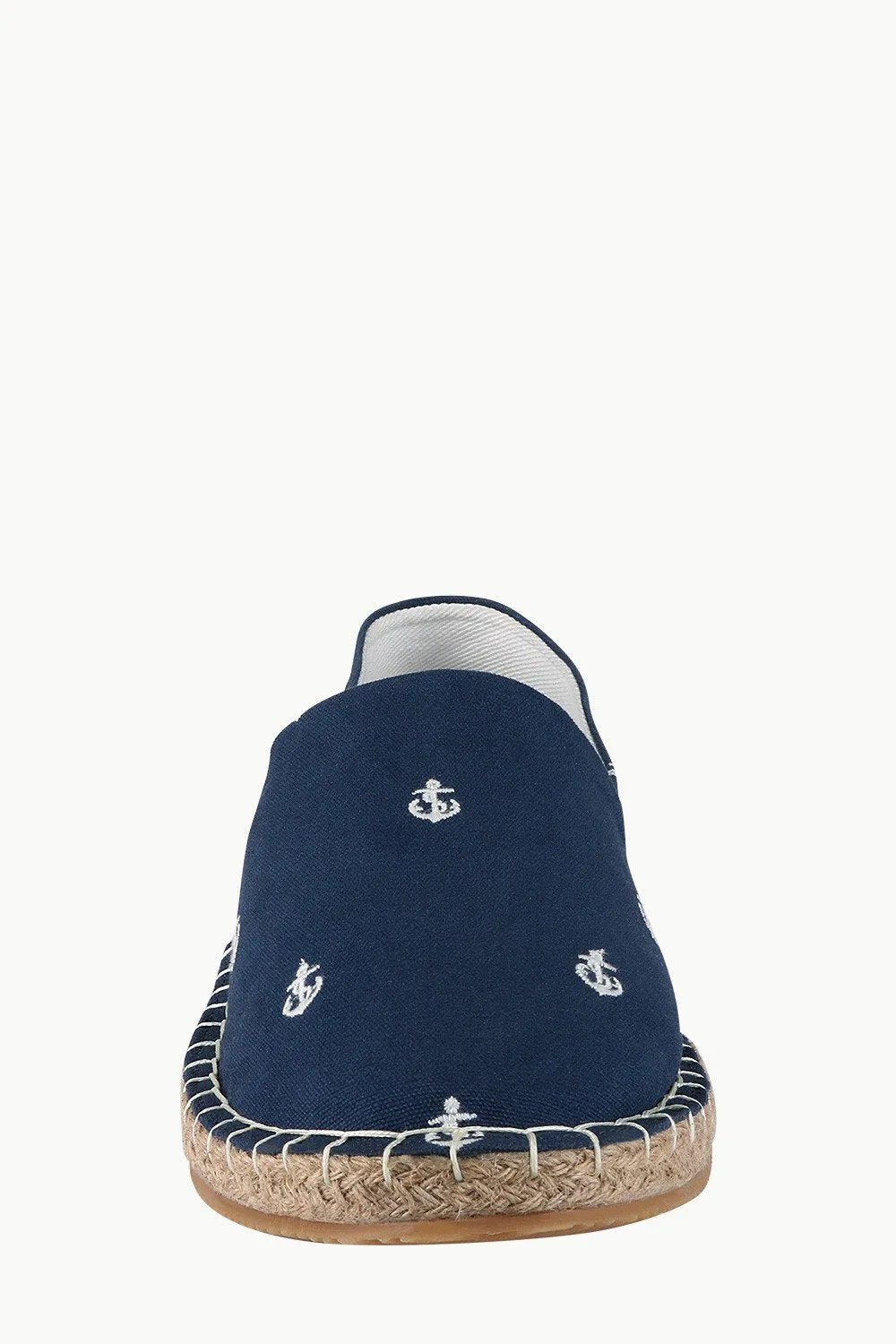 Mens Anchor Embroidered Espadrilles