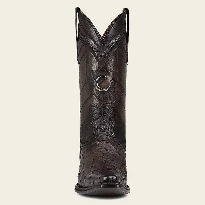 Men's Cuadra Ostrich Boots Snip Toe Style No.: CU603 1B2FA1