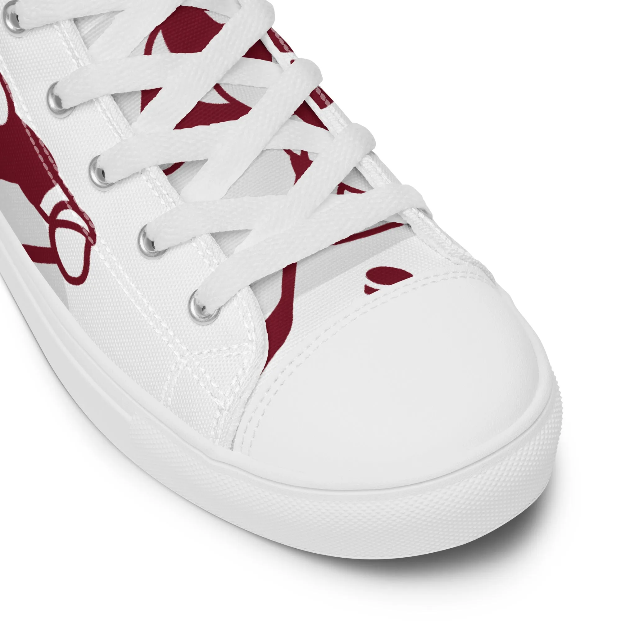 Men’s high top sneaker with abstract Hockey pattern - Oliver