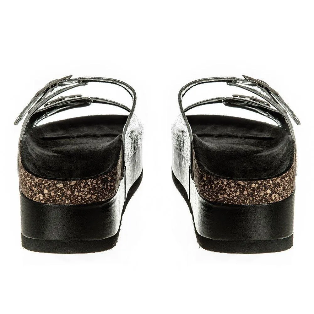 Merlin Birkenstock Style Mule Lowform with Two Strapes