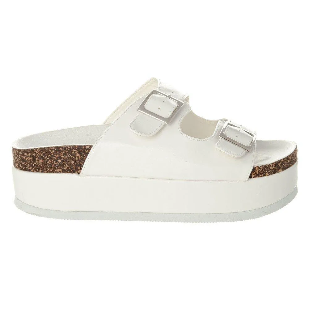 Merlin Birkenstock Style Mule Lowform with Two Strapes
