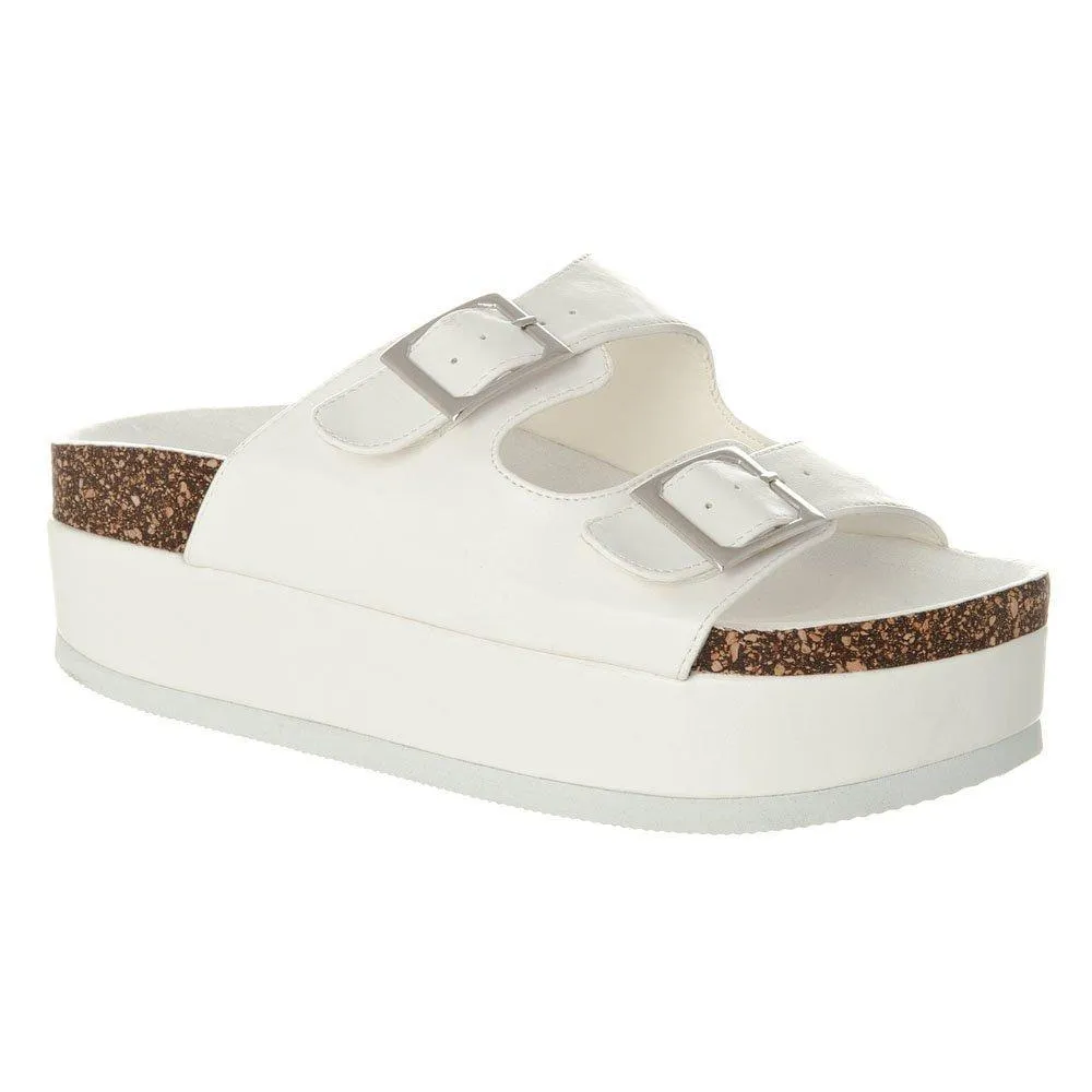 Merlin Birkenstock Style Mule Lowform with Two Strapes