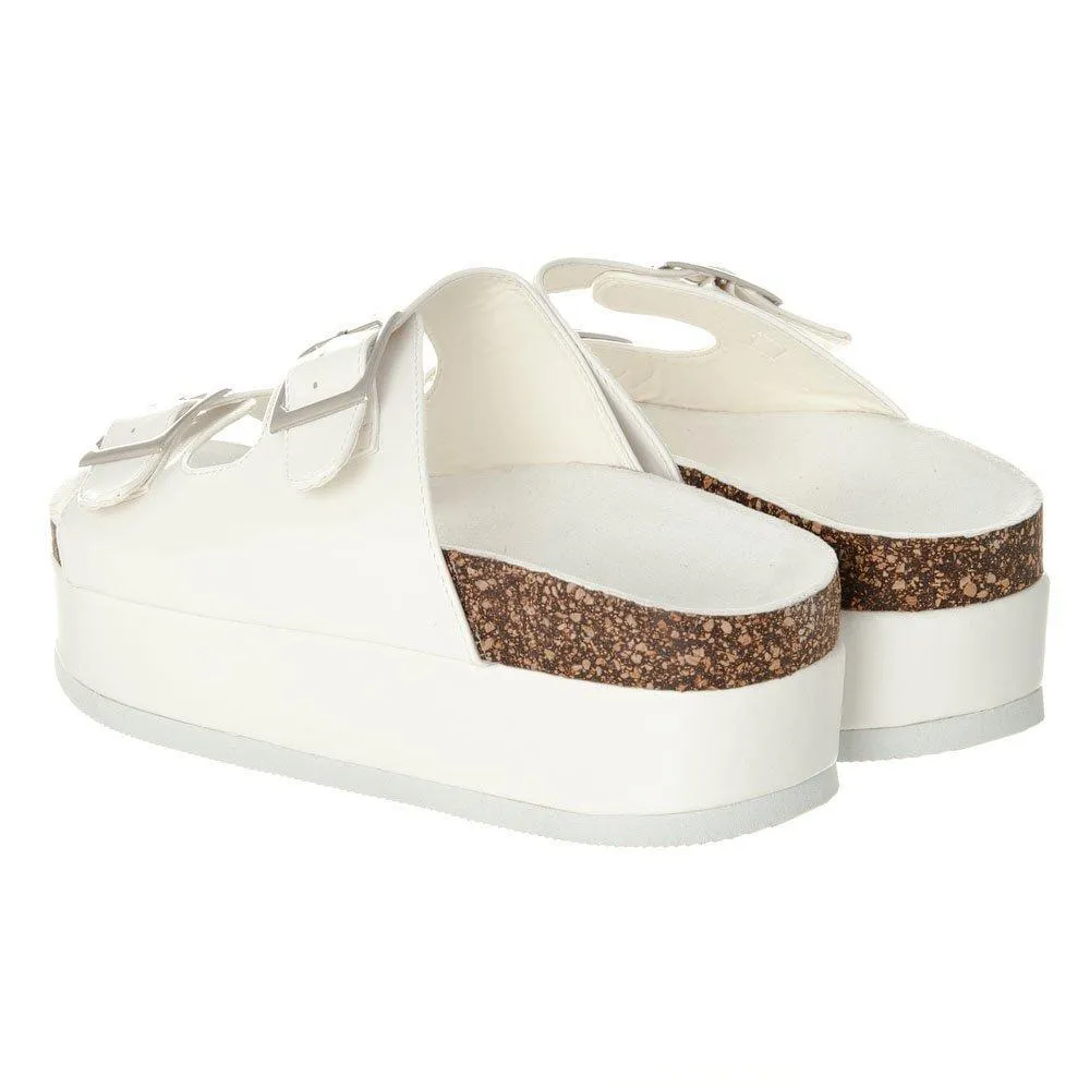 Merlin Birkenstock Style Mule Lowform with Two Strapes